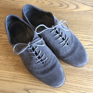 Women’s charcoal Bass Enfield Oxfords